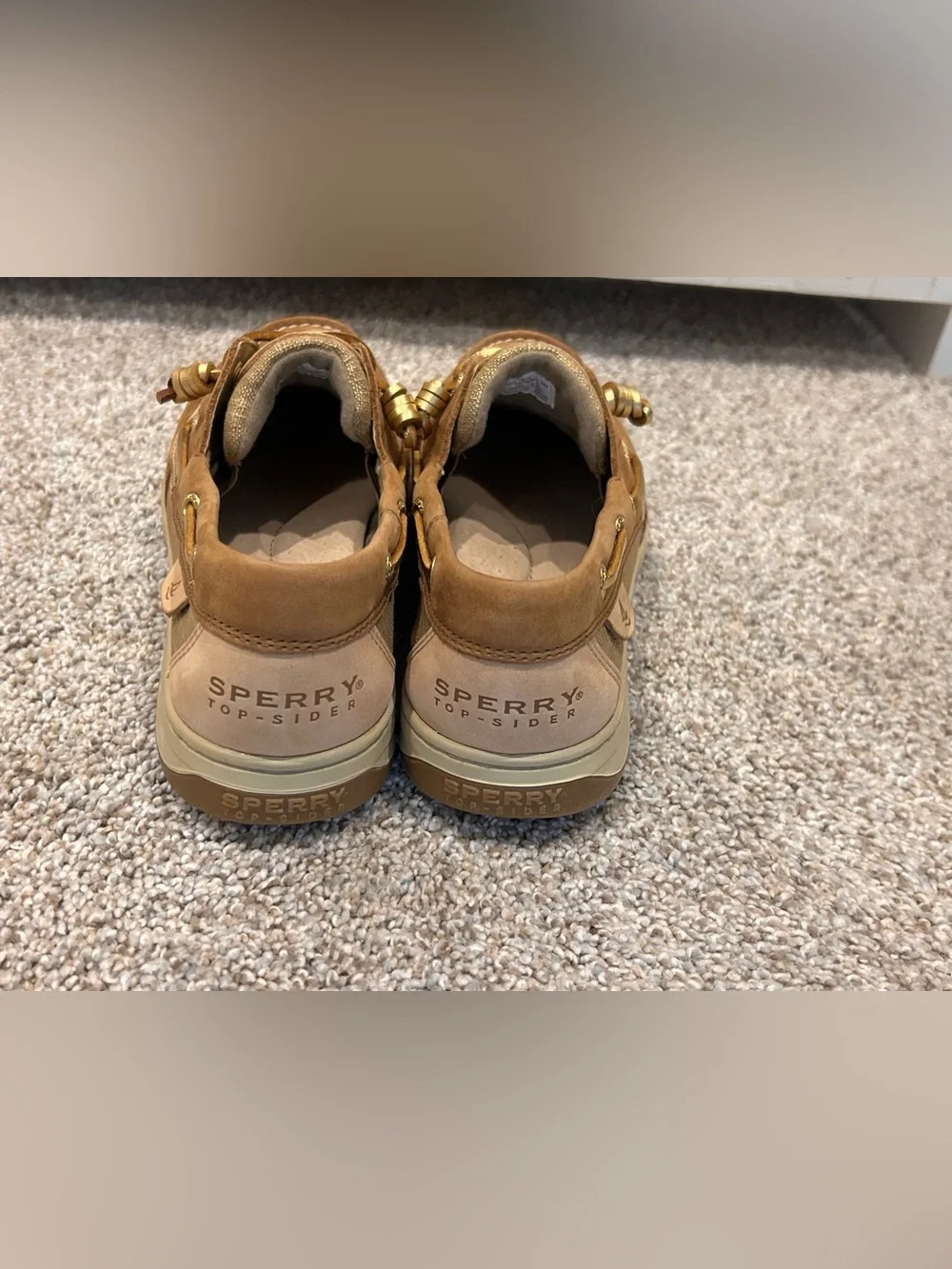 Sperry Women’s Tan Leather Boat Shoes